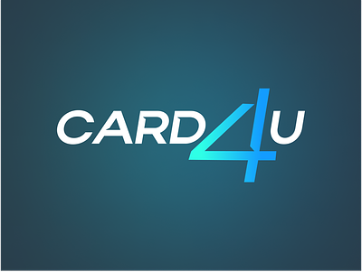 Logo for a remote debit card company CARD4YOU branding design future health logo logo design naming simplicity