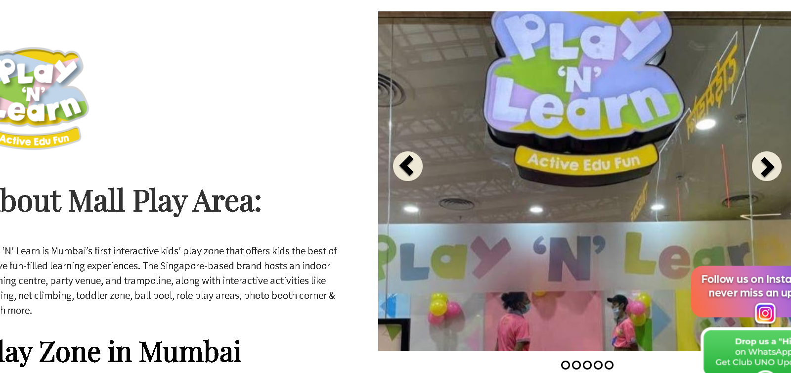 Oberoi Mall has the ultimate play zone area for kids in Mumbai by Yash