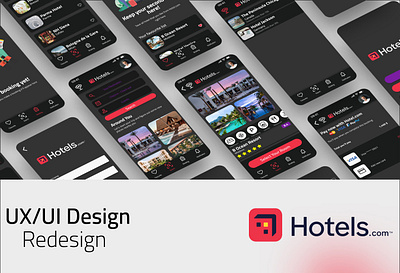 UX/UI Hotels.com App app design figma mobile mobile app ui ux