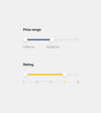 Freelami - Components components design filter interface price range search slider ui