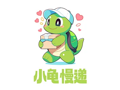 delivery company delivery logo turtle