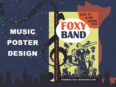 Music Poster design graphic design
