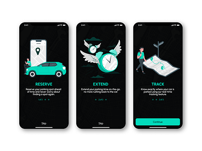 Day 14 of Daily UI: Onboarding Screens app design figma illustration mobile app ui