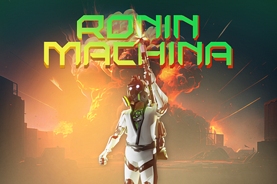 Ronin Machina - Captivating Mobile Game Advertising 3d 3d animation 3d product design animation graphic design illustration mobile game motion graphics social media social media post