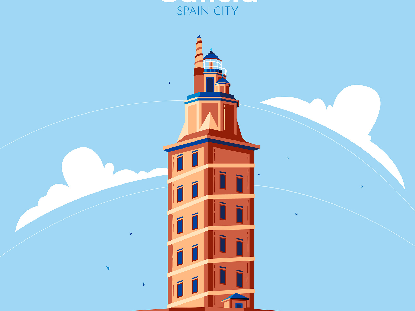 Camlica Tower by travellingbloge on Dribbble 