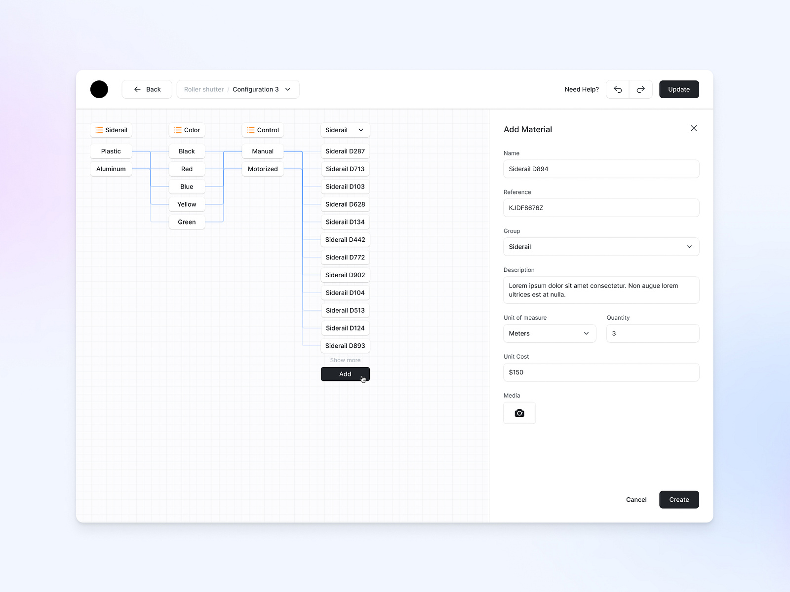 Bill of Materials by Jim on Dribbble