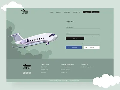 JetSet - Prototype Design for Flight Booking air tickets app design axure design booking figma design flight booking flights green online booking pastel plane tickets tour travel web app design