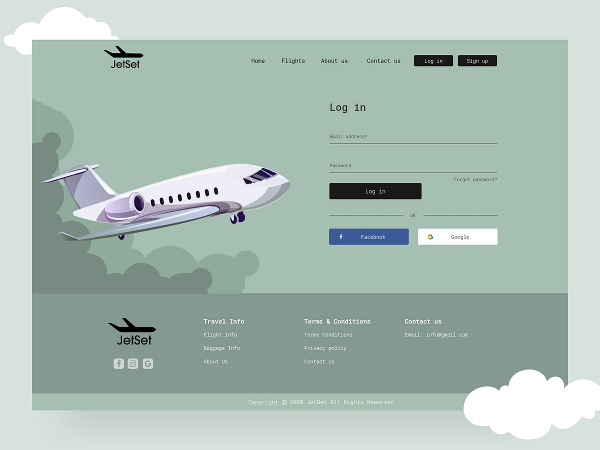 JetSet - Prototype Design for Flight Booking by Evince Development on ...