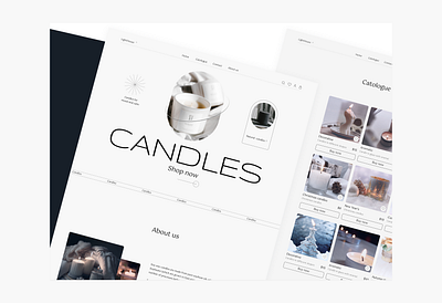 Web Site Design: E-Commerce / Home Page/Catologue design figma site ui user userinterface ux