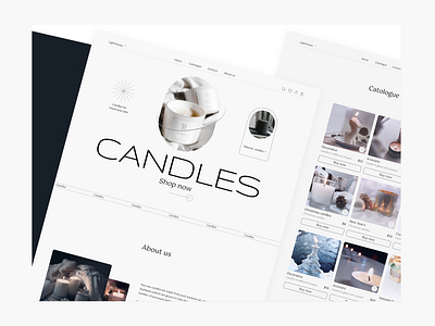 Web Site Design: E-Commerce / Home Page/Catologue design figma site ui user userinterface ux