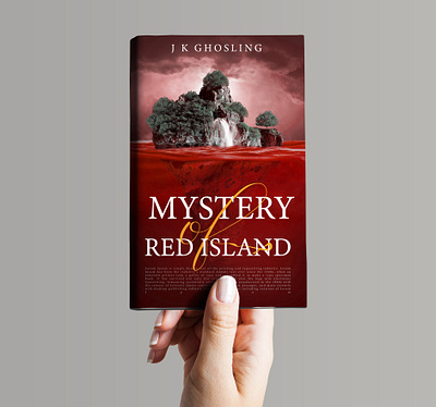 The Mysterious Red Island...Book Cover Design amazonkindlebook bestbookcover book cover createspace design ebook cover design graphic design