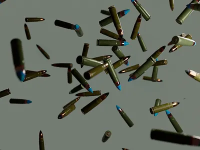 Gun cartridges 3d 3d motion animation c4d design motion design motion graphics product animation