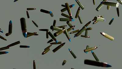 Gun cartridges 3d 3d motion animation c4d design motion design motion graphics product animation