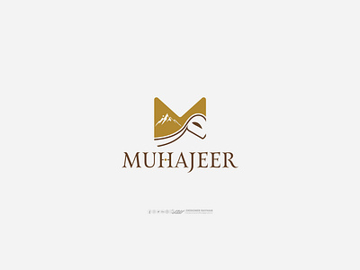 "MUHAZEER Arabic Logo" arabic logo arabic logo design designer rayhan logo logo design marden arabic logo rayhans design unique arabic logo