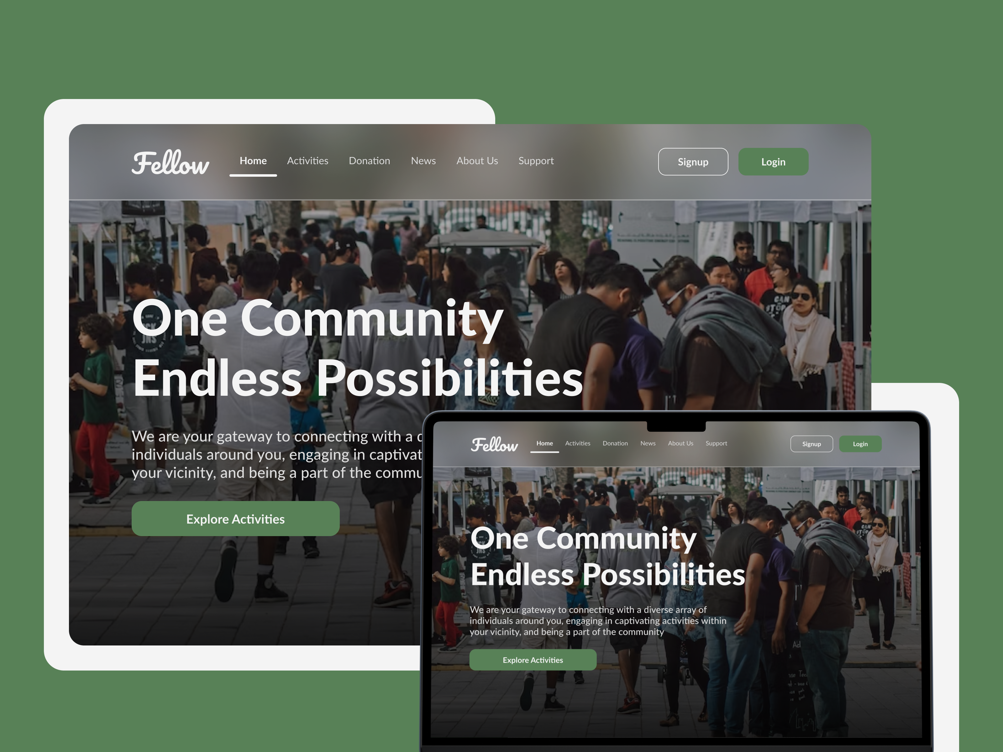 Daily UI Challenge 003 - "Fellow" Website Landing Page UI UX By ...