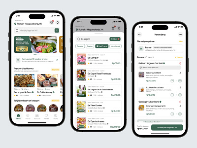 🍲 GOTKJIL - Food Delivery App clean delivery app design food delivery minimalism mobileapp ramadhan ui uidesign