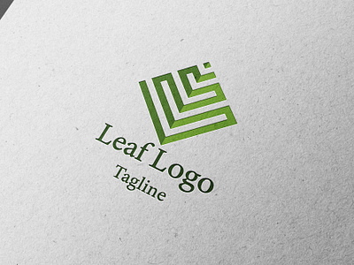 Leaf Logo(unused) abstract logo best logo branding design graphic design green logo leaf leaf logo logo logo design logo for sale