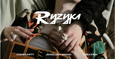 RYZYKA // Jewelry Brand branding design graphic design illustration logo motion graphics