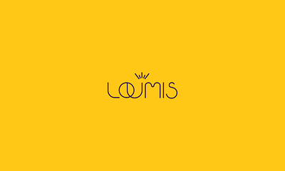 Loumis Logo beam brand candle clean design font icon identity letters light line logo loumis mark rays sleek sun symbol typeface
