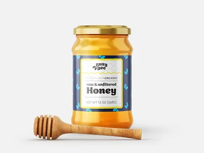 Honey Jar branding design graphic design package design