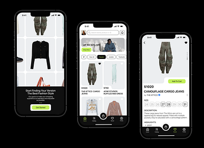 E-commerce app design concept app appdesign ecommerce mobileapp mobiledesign oboading uxui