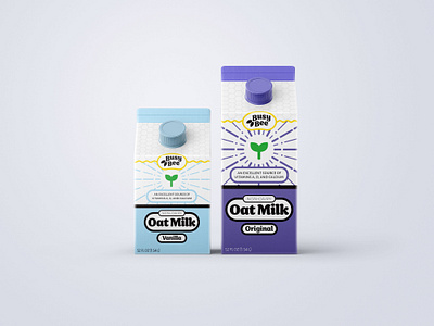 Oat Milk branding design graphic design package design