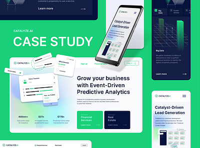 CATALYZE.AI Case Study. Figma. animation branding design graphic design illustration logo prototyping ui ux vector