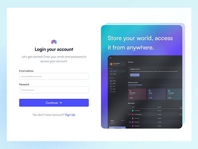 Sign-In Exploration: Seamlessly Functionality and Elegance elegant design visual journey