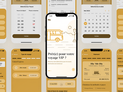 Liké - Bus Ticket Booking App app design ui ux