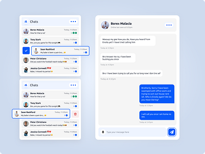 Messaging App Design branding design messaging text typography ui ux