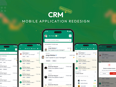 CRM Mobile Application Design UI crm crmmobile crmui design mobile app uidesign uiux userinterface