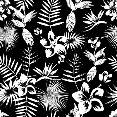 Tropical design pattern design seamless pattern