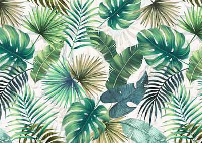 tropical baby pattern design pattern design seamless pattern