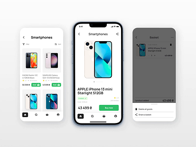 E-commerce app app e commerce e commerce app ecommerce interactive interface iphone mobile design product product page store ui ui design ui ux ux uxui app web design