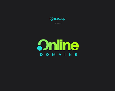 Online Domains Logo Design design logo minimal online online domain