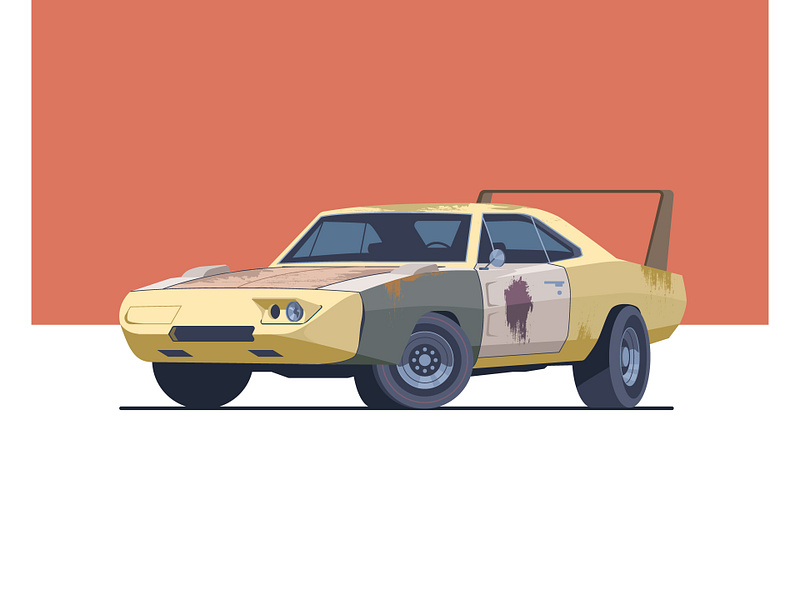 Joe Dirt car illustration joe dirt movie