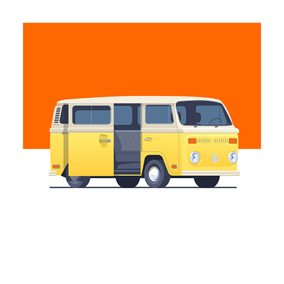 Little Miss Sunshine car illustration little miss sunshine movie volkswagen vw vw bus