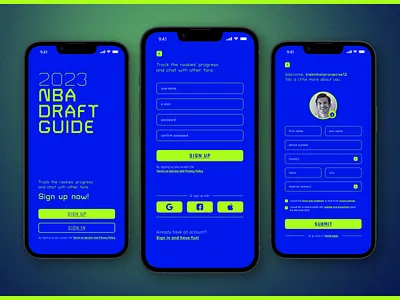 sign up pages app dailyux figma graphic design landing page login prototype register sign up ui user experience web