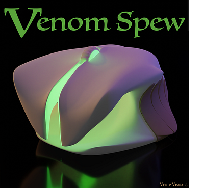 Venom Spew | Gaming Mouse 3d design typography