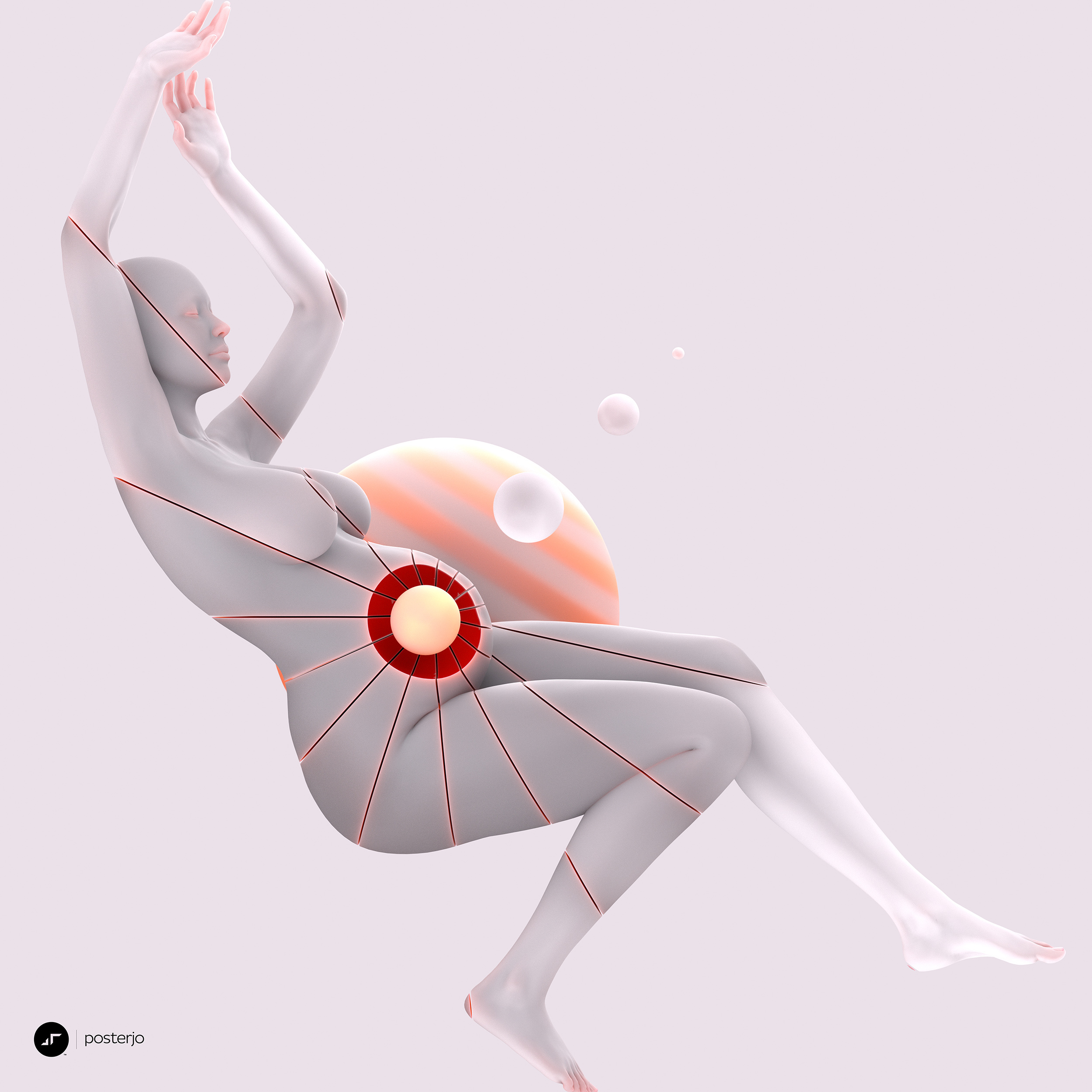 newgen posterjo #143 3d blender cinema4d joansterjo octane posterjo render