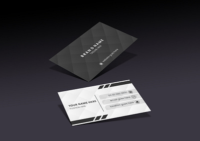 business card design personal