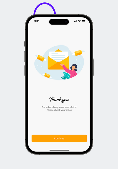 Day 77 of Daily UI - Thank You app design graphic design typography ui ux