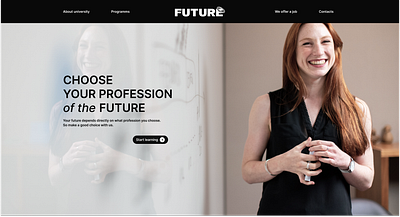 Design-concept of website of online-school design graphic design ui ux website