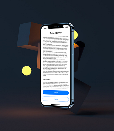 Day 89 of Daily UI - Terms of Service app design graphic design typography ui ux