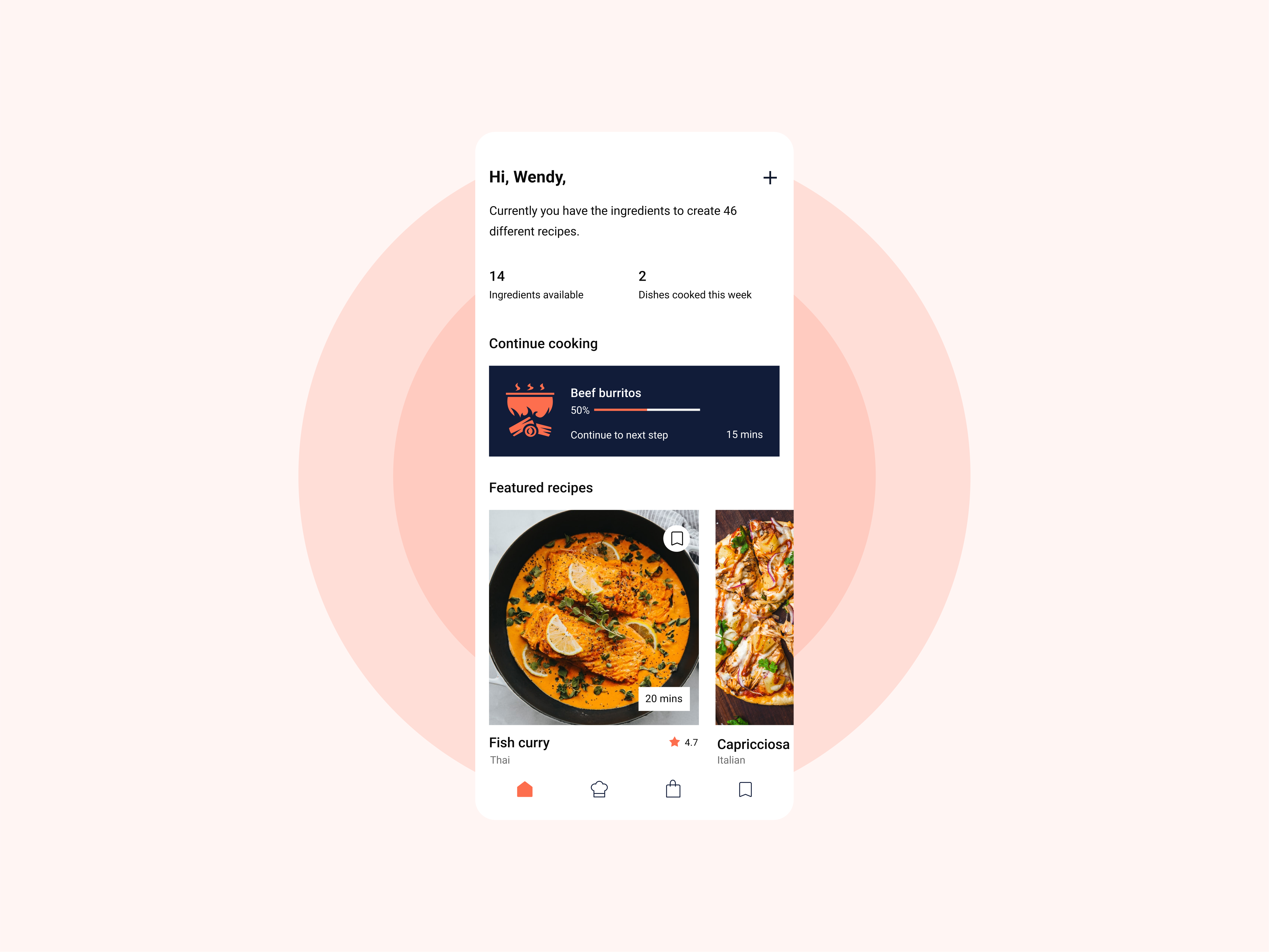 Cooking App Mobile App Design branding cooking app design cooking guide cooking mobile app design figma food app graphic design mobile app mobile design typography ui ui ux user experience design user interface design