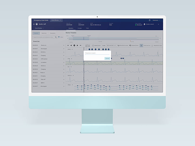 Cardiac Events Data Report Animation accessibility animation cardiac health emergencycare healthcareinnovation principleux therapeuticcare ui design ux design