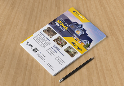 Real Estate Flyer Design booklet branding brochure business flyer corporate flyer flyer graphic design real estate flyer