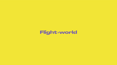 Flight World Visual Identity adobe app brand branding concept creative design graphic design illustration logo logo design logomark logos marca minimal simple typography ui ux vector