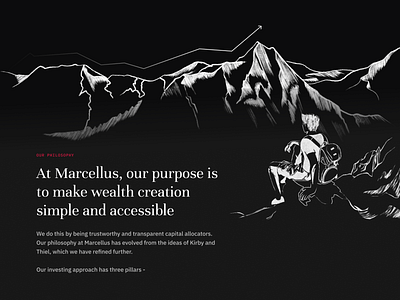 Marcellus Investment Management | Website Design - 1/4 finance financewebsite fintech fintechindia fintechwebsite indiandesigners investment marcellus oldmoney timeless wealthcreation