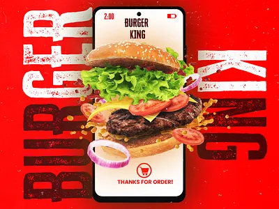 Burger 🍔 Social Post Design branding design facebook post graphic design instagram post typography